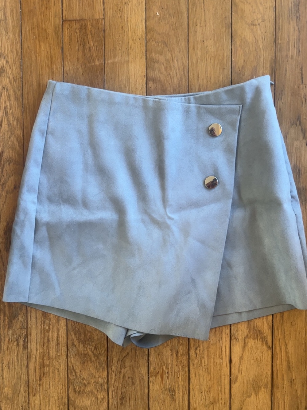 Zara Faux Suede Mini Skort